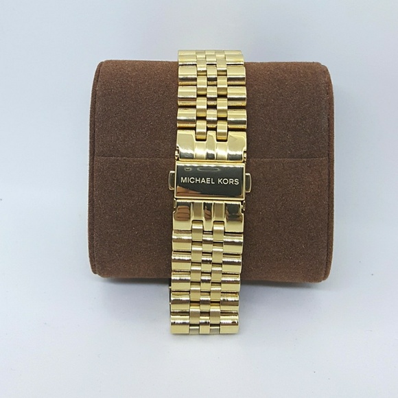 1 LEFT IN STOCK-NEW MICHAEL KORS GOLD MEN'S WATCH - Picture 6 of 8
